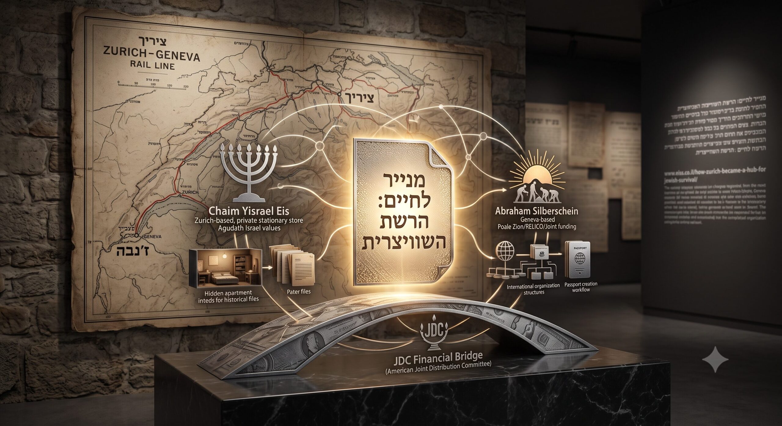 בין פטיש הנייטרליות לסדן הבירוקרטיה: המלחמה החשאית על הדרכונים המזויפים בשווייץ
